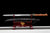 Handmade Manganese steel Chinese Sword With Black Sheath#1237
