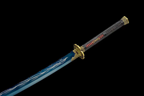 Handmade Manganese steel Chinese Sword With Plum Blossoms#1283