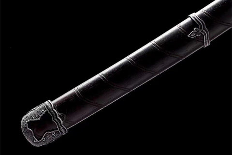 Undead Cut Katana Sekiro: Shadows Die Twice Wolf Sword Handmade High Manganese Steel  with Sheath Mahogany Lotus Cooper #1298