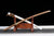 Handmade Wooden Katana Rosewood Blade Practice Sword With White Sheath #1489