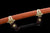 Handmade Wooden Tachi Mahogany Blade Practice Tachi With Red Scabbard #1468