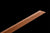 Handmade Chinese Sword Yellow Sandalwood Blade Practice Sword With Black Scabbard #1476