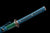 Handmade Wooden Katana Rosewood Blade Practice Sword With Green Sheath #1501