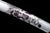 Handmade Japanese High Manganese Steel Short Tanto Sword With Silver White Sheath #1406