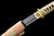 Handmade Japanese T10 Steel Short Tanto  Sword With Pink Scabbard Clay Tempered #1427