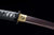 Handmade Japanese Damascus Steel Short Tanto Sword With Blue Zebra Grain Blade #1407