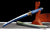 Handmade Japanese Spring Steel Short Tanto  Sword With Blue Flame Blade #1444