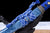 Handmade 1095 Steel Japanese Tanto Clay temperd With Blue Sheath Real Tanto Sharped #1592