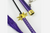 Minikatana BLEACH Sojiro Kusaka hyourinmaru Knife keychain pop up 8.9" Great sword key ring toy katana purple stand#1212